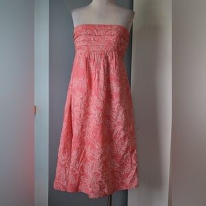 Banana Republic Coral A-Line Dress